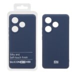 قاب نیو سیلیکون محافظ لنزدار RFF مدل Xiaomi Poco F6 - سرمه ای (پک دار)