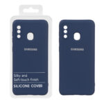قاب نیو سیلیکون محافظ لنزدار RFF مدل Samsung Galaxy A30 / A20 - سرمه ای (پک دار)