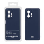 قاب نیو سیلیکون محافظ لنزدار RFF مدل Xiaomi Mi 11T / Mi 11T Pro - سرمه ای (پک دار)