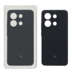 قاب سیلیکونی پاک کنی محافظ لنزدار اورجینال Xiaomi Redmi Note 13 4G - مشکی (پک اصلی)