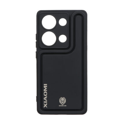 قاب Solid Case منحنی Golden Lion مدل Xiaomi Redmi Note 14S / Note 13 Pro 4G / M6 Pro 4G- مشکی