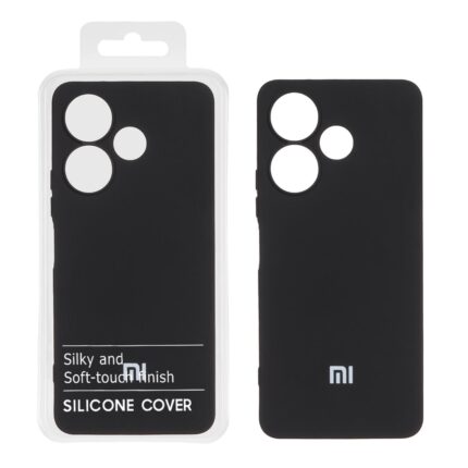 قاب سیلیکونی HighCopy مدل Xiaomi Redmi 13X / Redmi 13 4G / Poco M6 4G - مشکی (پک دار) - PL