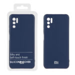 قاب نیو سیلیکون محافظ لنزدار RFF مدل Xiaomi Poco M3 Pro / Redmi Note 10 5G / Redmi Note 11 SE - سرمه ای (پک دار)
