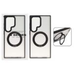 قاب اورجینال Magic Mask استند چرخشی Magsafe مدل Samsung Galaxy S24 Ultra - مشکی (پک دار)