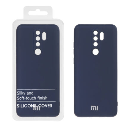 قاب نیو سیلیکون محافظ لنزدار RFF مدل Xiaomi Redmi Note 8 Pro - سرمه ای (پک دار)