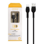 کابل شارژ 1.1 متری اندروید CHERLO مدل CH-V812 - مشکی - SMO