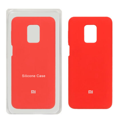 قاب سیلیکونی پاک کنی اورجینال Xiaomi Redmi Note 9S / Redmi Note 9 Pro / Redmi Note 9 Pro Max - قرمز (پک اصلی)