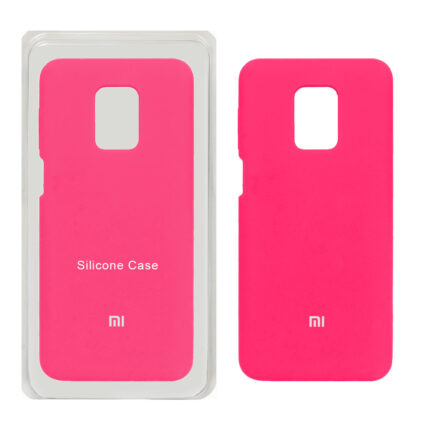 قاب سیلیکونی پاک کنی اورجینال Xiaomi Redmi Note 9S / Redmi Note 9 Pro / Redmi Note 9 Pro Max - صورتی فانتزی (پک اصلی)