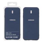 قاب نیو سیلیکون محافظ لنزدار RFF مدل Samsung Galaxy J7 Pro / J730 - سرمه ای (پک دار)
