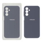 قاب سیلیکونی پاک کنی محافظ لنزدار اورجینال Samsung Galaxy A15 - خاکستری (پک اصلی)