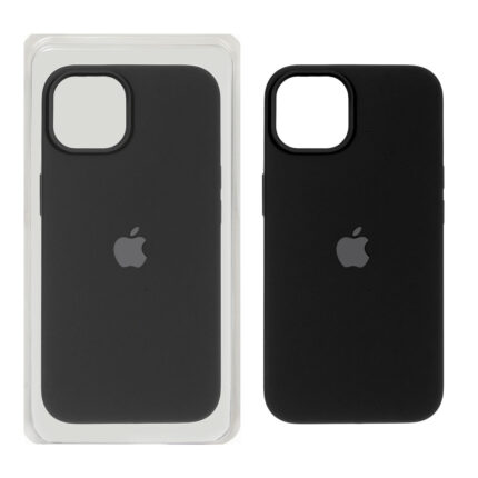 قاب سیلیکونی پاک کنی اورجینال Apple iPhone 13 / iPhone 14 - مشکی (پک اصلی)