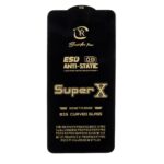 محافظ صفحه نمایش آنتی استاتیک Full Cover Super X مدل Xiaomi Poco X7 Pro 5G / Mi 14t / 14T Pro / Redmi Note 13 Pro 5G / Poco X6 5G / Poco F6 5G / Poco F6 Pro 5G / Note 13 5G / Poco X6 Pro 5G - مشکی (بدون پک)