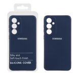 قاب نیو سیلیکون محافظ لنزدار RFF مدل Samsung Galaxy S23 FE - سرمه ای (پک دار)
