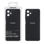 قاب نیو سیلیکون محافظ لنزدار RFF مدل Samsung Galaxy A06 - مشکی (پک دار)