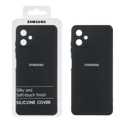 قاب نیو سیلیکون محافظ لنزدار RFF مدل Samsung Galaxy A06 - مشکی (پک دار)