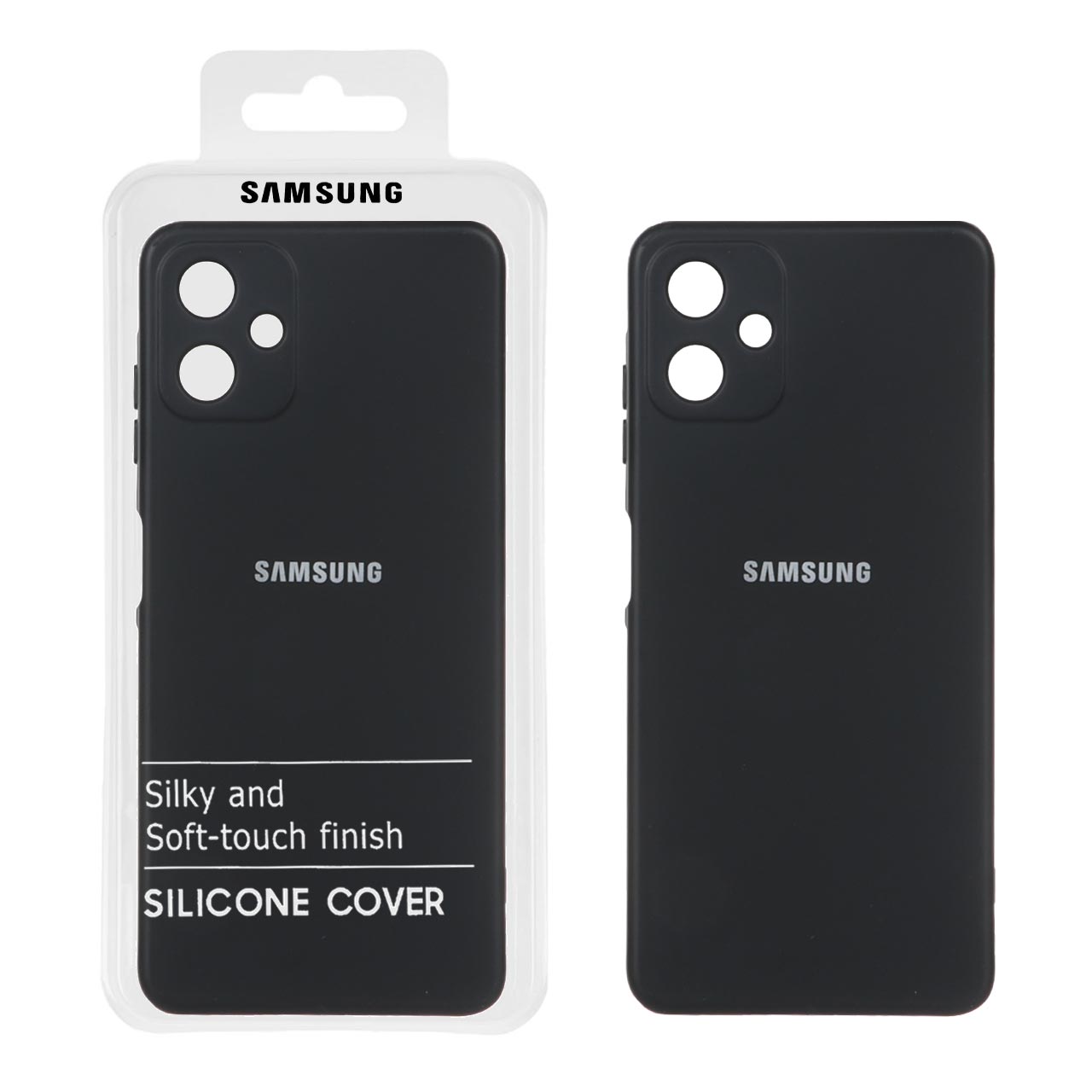 1183140 قاب نیو سیلیکون محافظ لنزدار RFF مدل Samsung Galaxy A06 - مشکی (پک دار) - تصویر 1