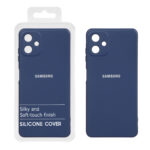 قاب نیو سیلیکون محافظ لنزدار RFF مدل Samsung Galaxy A06 - سرمه ای (پک دار)