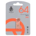 Queen LINK USB2.0 Flash Memory - 64GB (گارانتی مادام العمر شرکت آی تین) رزگلد
