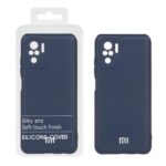 قاب نیو سیلیکون محافظ لنزدار RFF مدل Xiaomi Redmi Note 10 4G / Redmi Note 10S / Poco M5S - سرمه ای (پک دار)