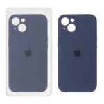 قاب سیلیکونی پاک کنی محافظ لنزدار اورجینال Apple iPhone 13 / iPhone 14 - سرمه ای تیره (پک اصلی)