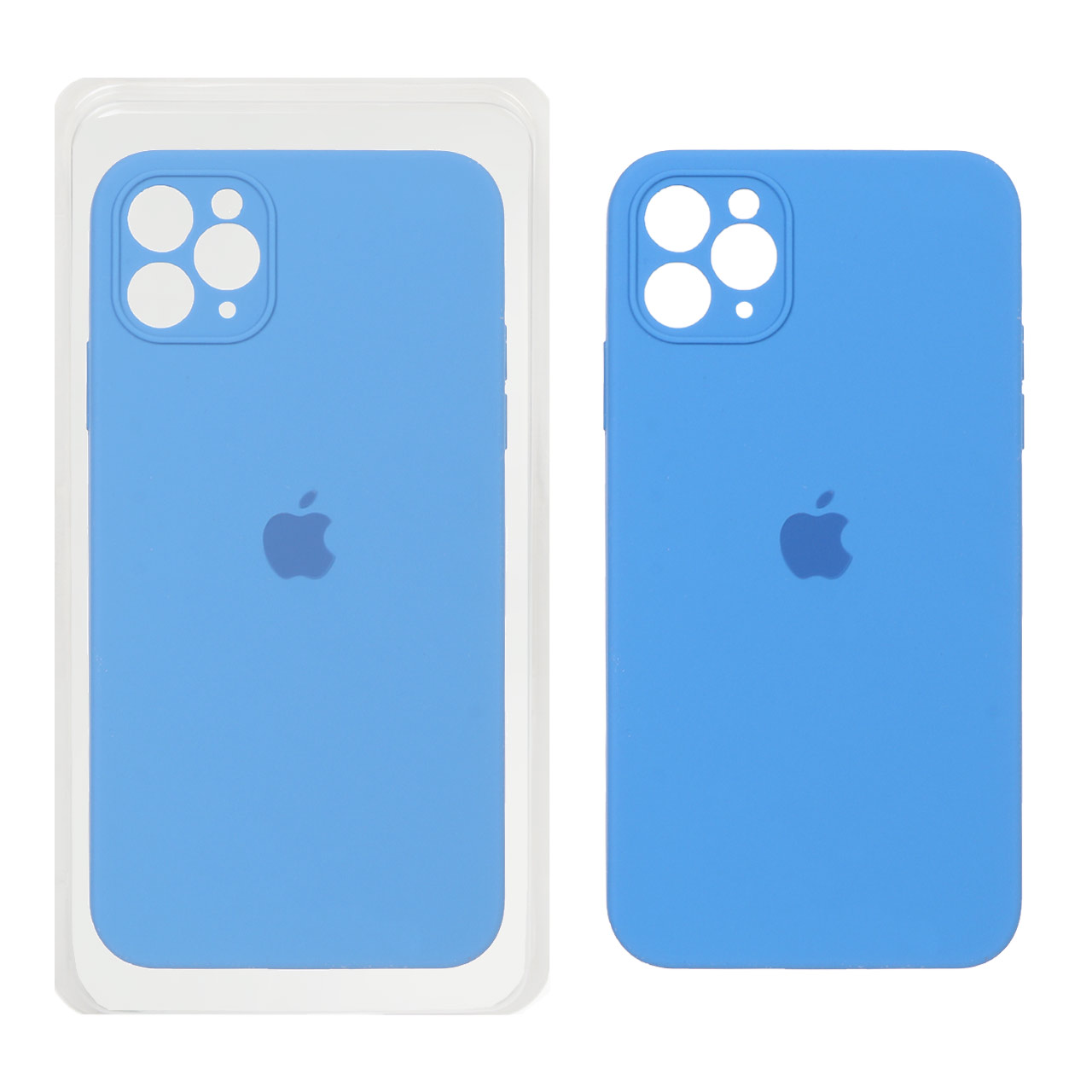 1187890 قاب سیلیکونی پاک کنی محافظ لنزدار اورجینال Apple iPhone 11 Pro Max - آبی (پک اصلی) - تصویر 1
