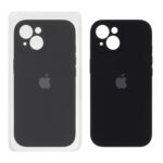 قاب سیلیکونی پاک کنی محافظ لنزدار اورجینال Apple iPhone 15 - مشکی (پک اصلی)