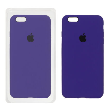 قاب سیلیکونی پاک کنی اورجینال Apple iPhone 6 Plus / iPhone 6s Plus - بنفش تیره (پک اصلی)