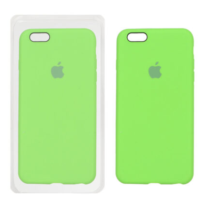 قاب سیلیکونی پاک کنی اورجینال Apple iPhone 6 Plus / iPhone 6s Plus - سبز روشن (پک اصلی)