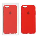 قاب سیلیکونی پاک کنی اورجینال Apple iPhone 6 Plus / iPhone 6s Plus - قرمز (پک اصلی)