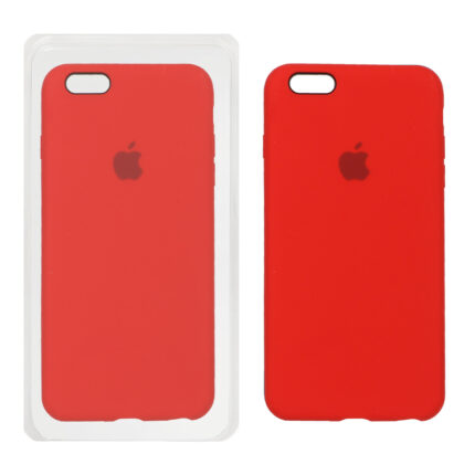 قاب سیلیکونی پاک کنی اورجینال Apple iPhone 6 Plus / iPhone 6s Plus - قرمز (پک اصلی)