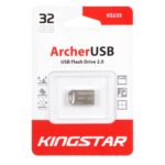 KingStar Archer KS235 USB2.0 Flash Memory - 32GB (گارانتی متین) نقره ای