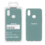 قاب سیلیکونی پاک کنی اورجینال درجه یک Samsung Galaxy A10s - سبز (پک دار)