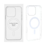 قاب شفاف Apple iPhone 16 Pro Max با قابلیت شارژ MagSafe (پک دار)