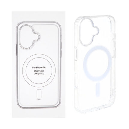 قاب شفاف Apple iPhone 16 با قابلیت شارژ MagSafe (پک دار)