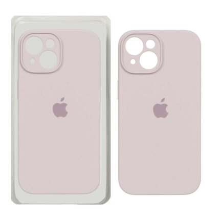 قاب سیلیکونی پاک کنی محافظ لنزدار اورجینال Apple iPhone 15 - کالباسی (پک اصلی)