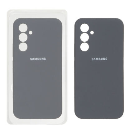 قاب سیلیکونی پاک کنی محافظ لنزدار اورجینال Samsung Galaxy A54 - خاکستری (پک اصلی)