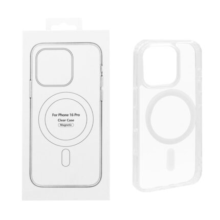 قاب شفاف Apple iPhone 16 Pro با قابلیت شارژ MagSafe (پک دار)