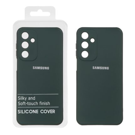 قاب نیو سیلیکون محافظ لنزدار RFF مدل Samsung Galaxy A16 - سبز تیره (پک دار)