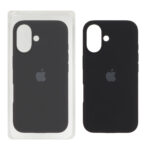 قاب سیلیکونی پاک کنی اورجینال Apple iPhone 16 - مشکی (پک اصلی)
