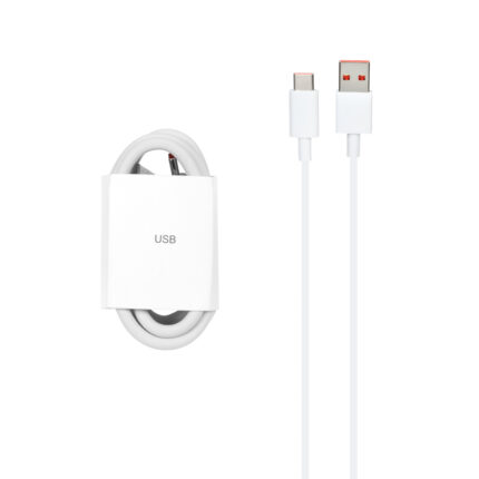 کابل شارژ Xiaomi Type-C مدل 120W درجه یک - سفید (گارانتی شش ماهه نیکان همراه)