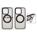 قاب اورجینال Magic Mask استند چرخشی Magsafe مدل Apple iPhone 16 Pro - مشکی (پک دار)