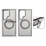 قاب اورجینال Magic Mask استند چرخشی Magsafe مدل Samsung Galaxy S24 Ultra - خاکستری (پک دار)