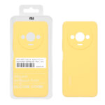 قاب سیلیکونی پاک کنی اورجینال درجه یک Xiaomi Redmi A3 / A3x / Poco C61 - زرد (پک دار)