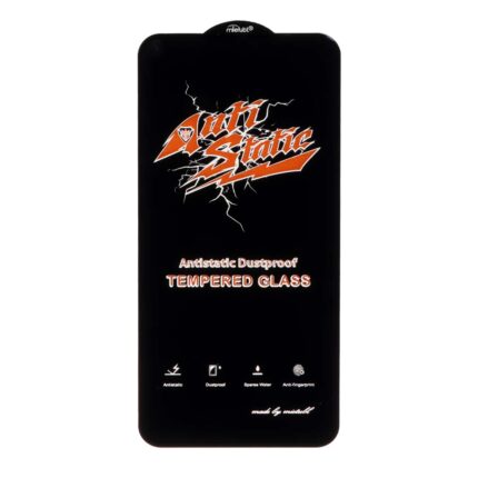 محافظ صفحه نمایش شیشه ای Full Cover Anti Static Mietubl مدل Samsung Galaxy S25 FE / S24 FE / A57 / A37 / A56 / A36 - مشکی (بدون پک)