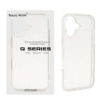 قاب اورجینال پشت سخت شفاف اکلیلی Apple iPhone 16 (پک دار)