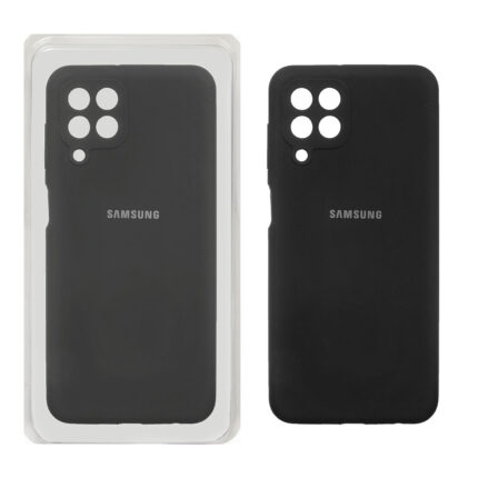 قاب سیلیکونی پاک کنی محافظ لنزدار اورجینال Samsung Galaxy M33 5G - مشکی (پک اصلی)