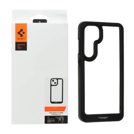 قاب اورجینال Spigen مدل Samsung Galaxy S24 FE - شفاف مشکی