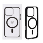 قاب شفاف Apple iPhone 16 Pro با قابلیت شارژ MagSafe - مشکی (پک دار)