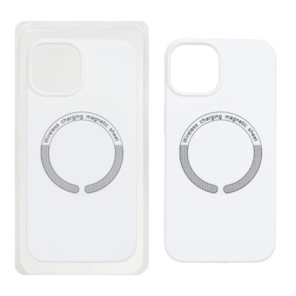 قاب سیلیکونی اورجینال Magsafe مدل Apple iPhone 13 / iPhone 14 - سفید (پک دار)