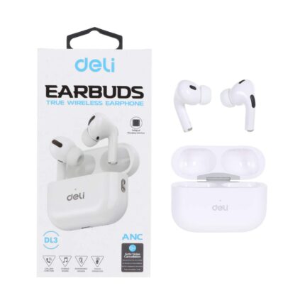 ایرفون بی سیم Deli مدل DL3 ANC - سفید